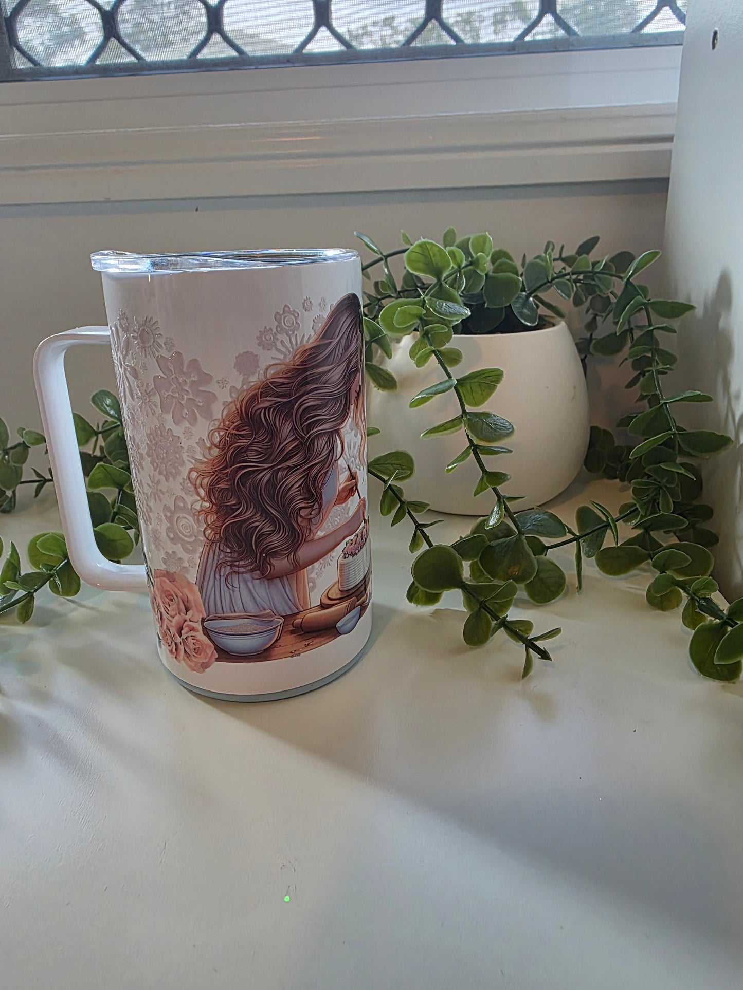 16oz Stainless Steel Coffee Mug - Mother & Daughter