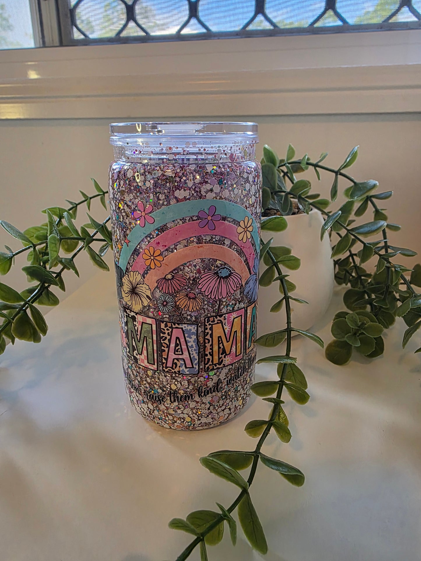 16oz Acrylic Snowglobe - MAMA