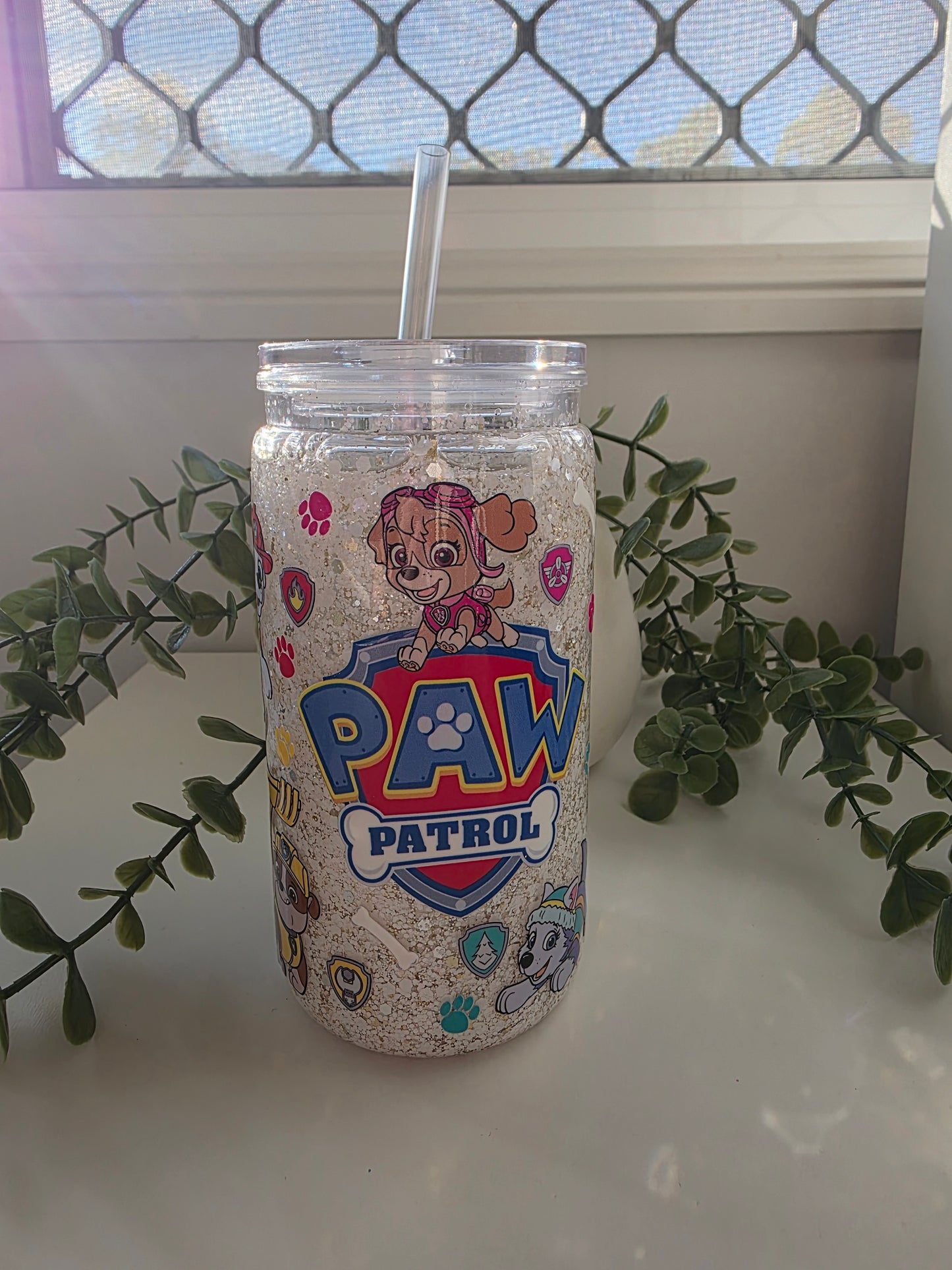 16oz Snowglobe - Paw Patrol