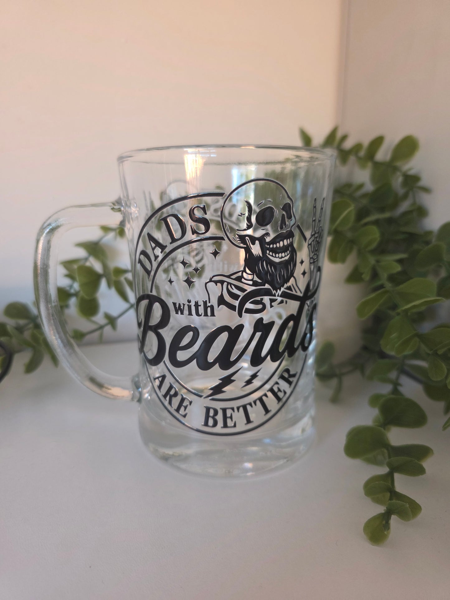 Dads with beards are better - Beer Mug