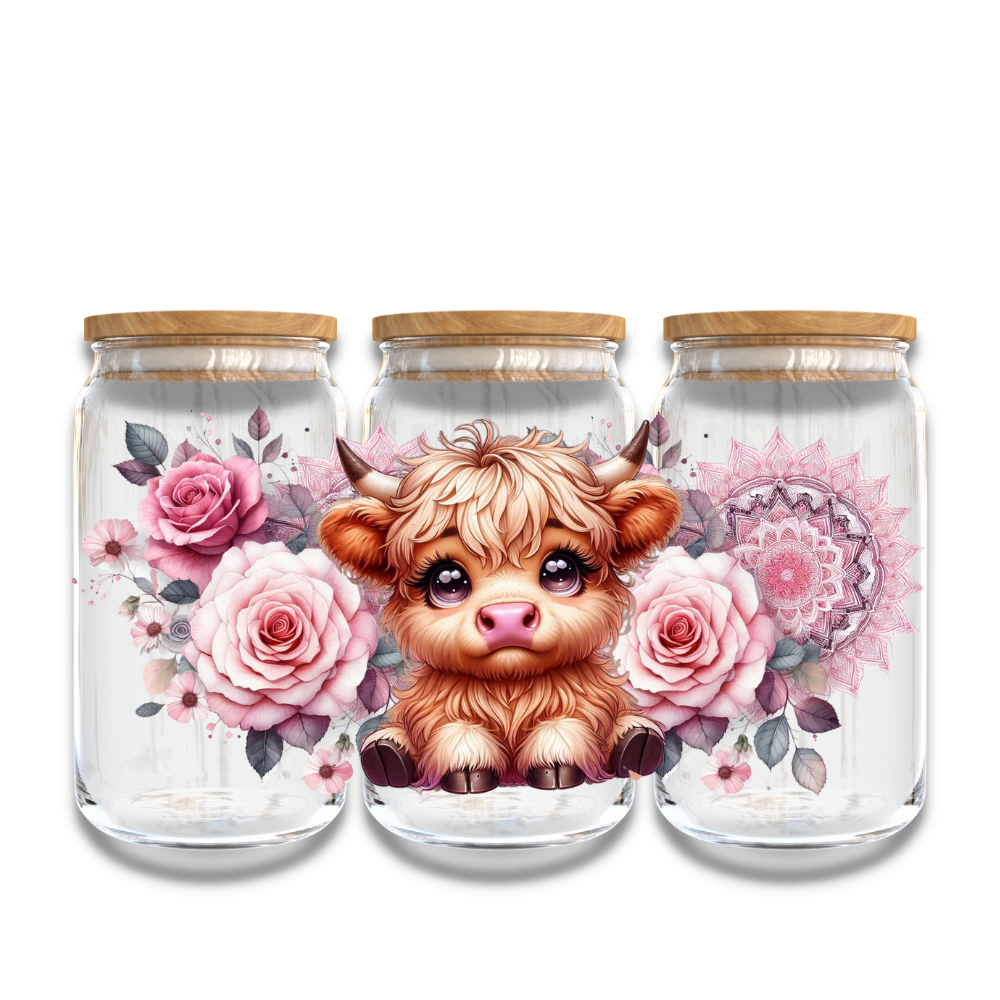 Pink Highland Cow