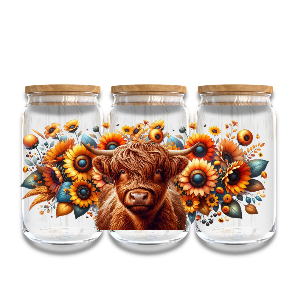 Orange Highland Cow