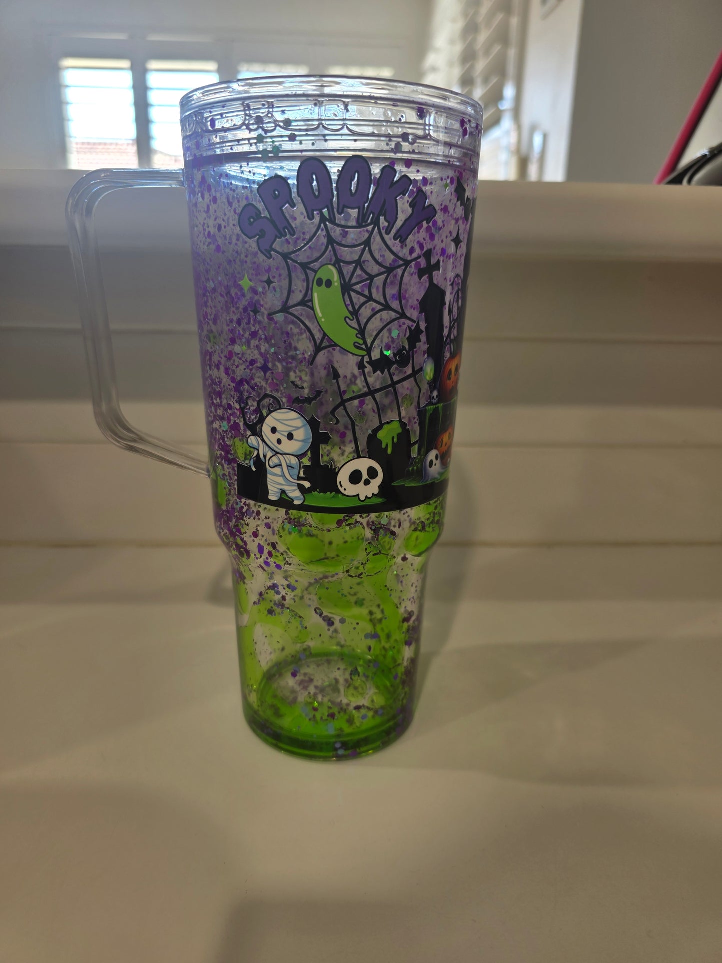 40oz Beetle Juice Spooky Lava Cup