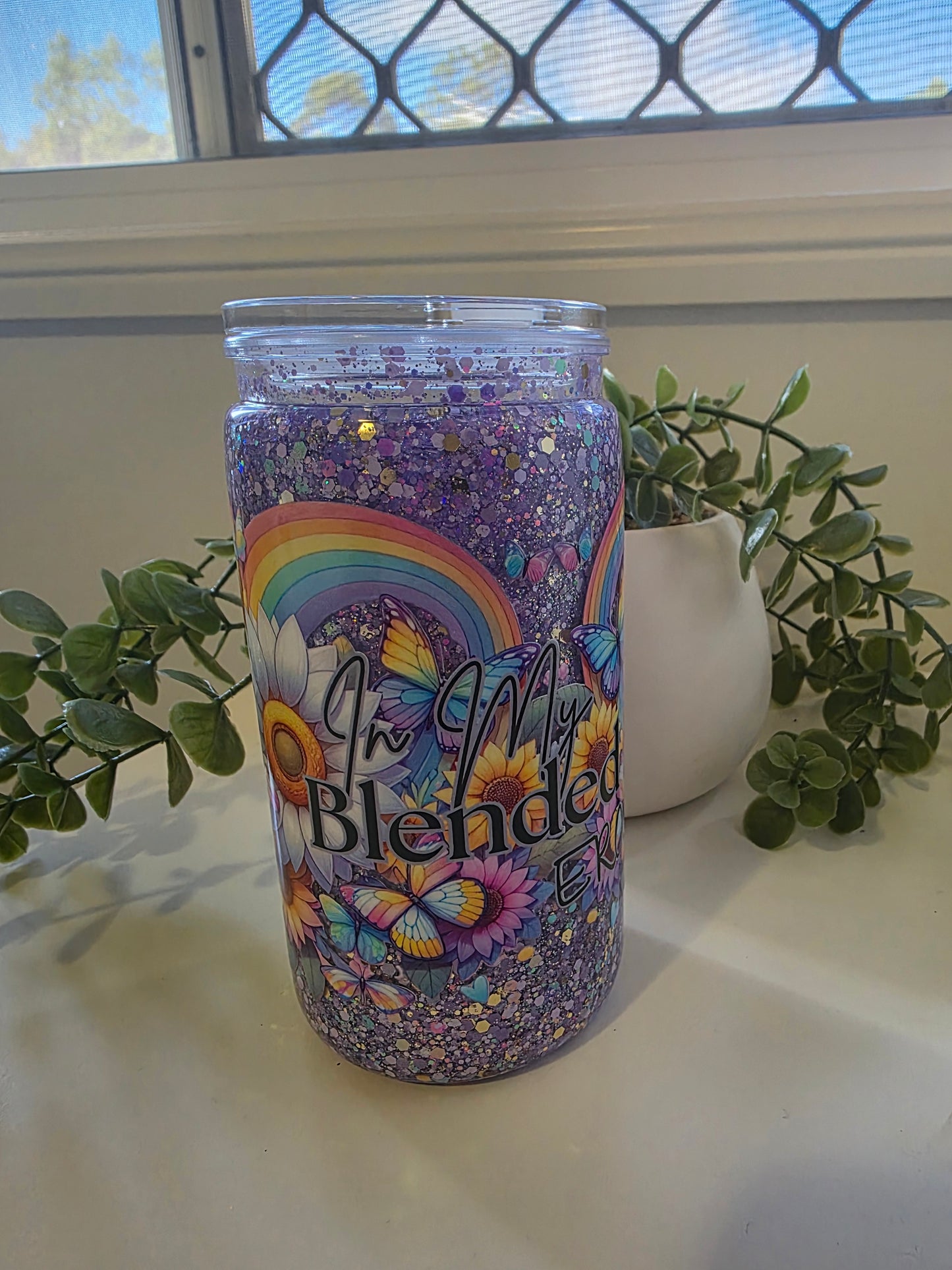 16oz Acrylic Snowglobe - Blended Family