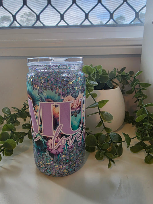 16oz Acrylic Snowglobe - Mum we love you
