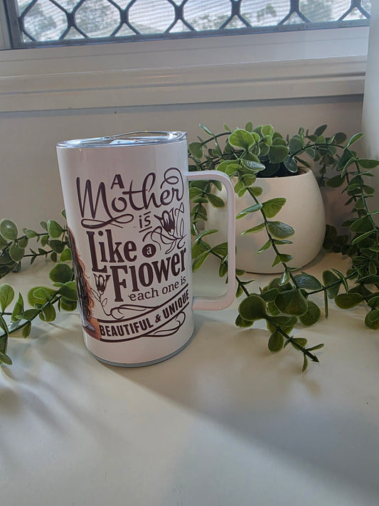 16oz Stainless Steel Coffee Mug - Mother & Daughter