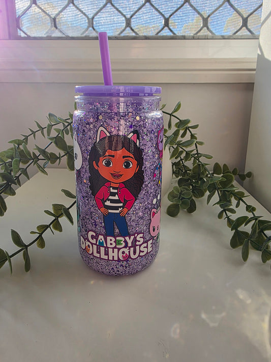 16oz Snowglobe - Gabby Doll House