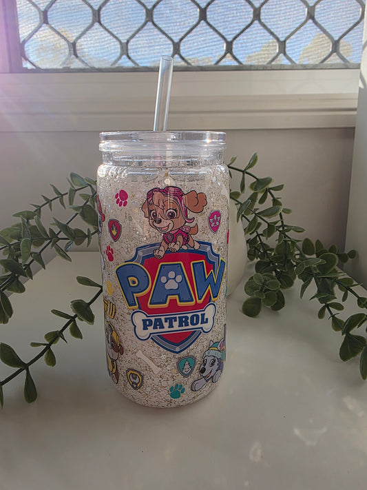 16oz Snowglobe - Paw Patrol