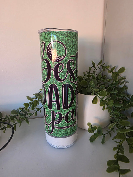 Best Dad by Par - Bluetooth Tumbler 20oz