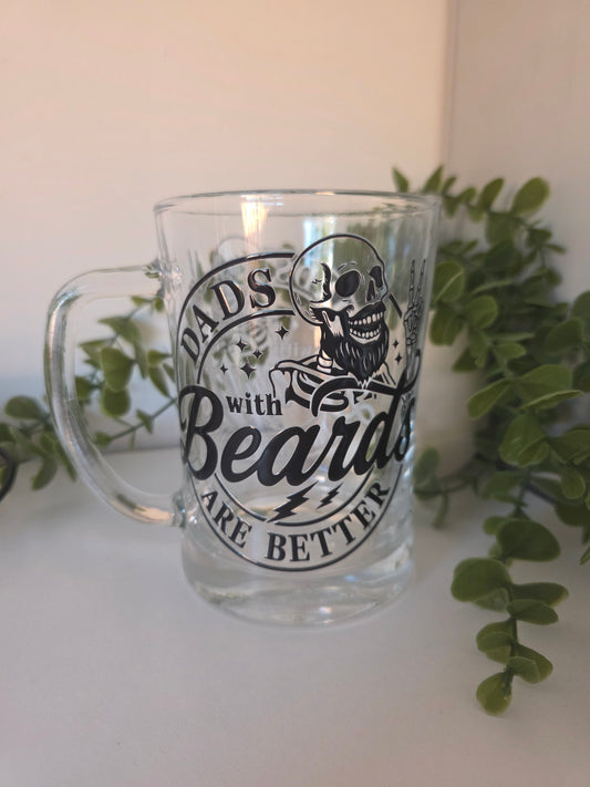 Dads with beards are better - Beer Mug