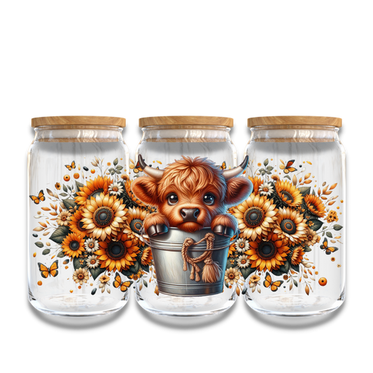 Bucket Highland Cow