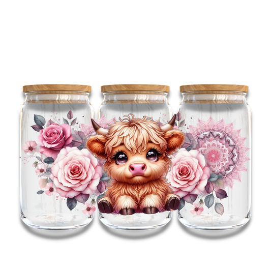Pink Highland Cow