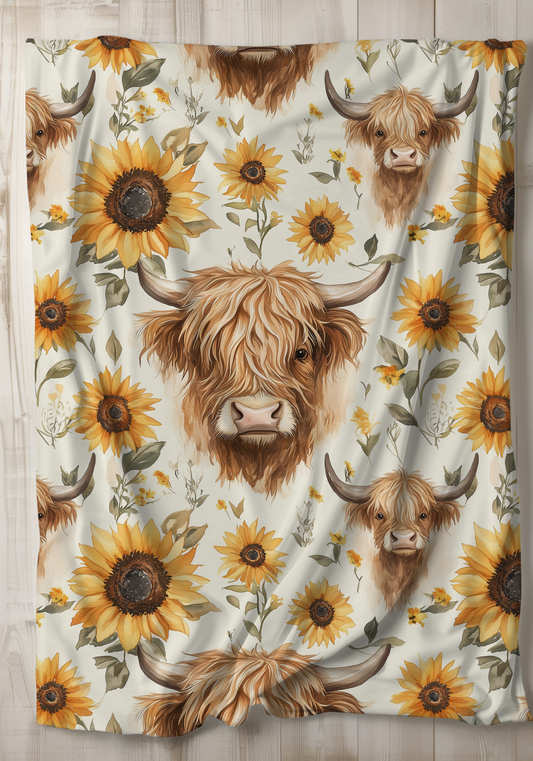 Highland Cow Blanket - Pre Order