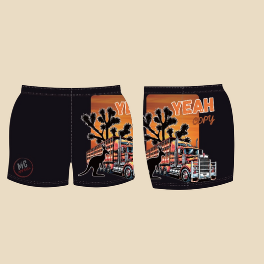 Yeah Copy Footy Shorts - PRE ORDER