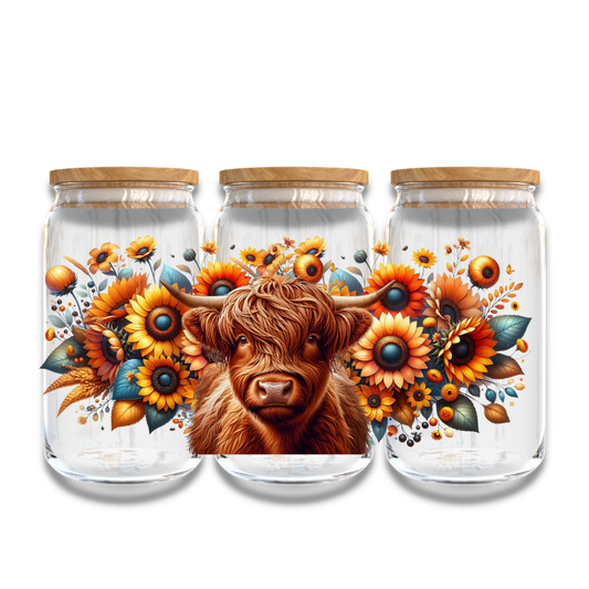 Orange Highland Cow