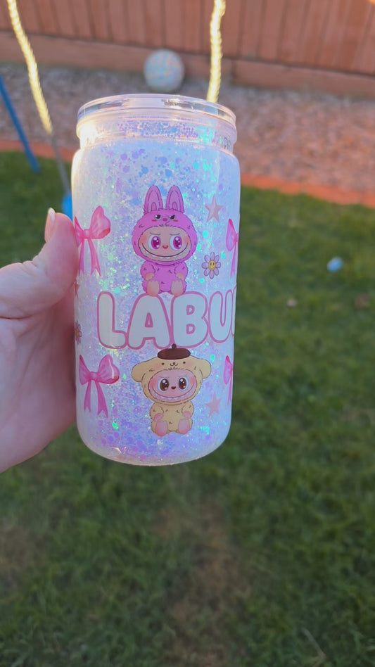 16oz Snowglobe Acrylic - Labubu