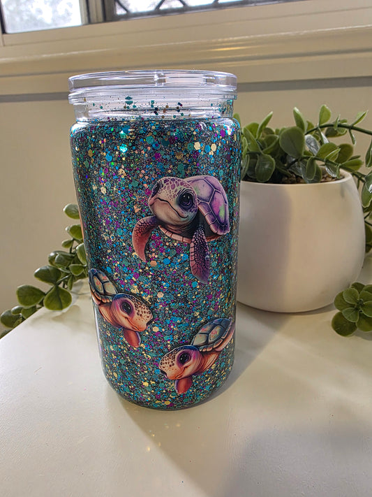 16oz Snowglobe - Turtle