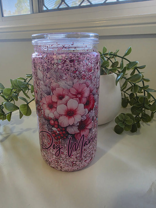 16oz Acrylic Snowglobe - Dog Mum